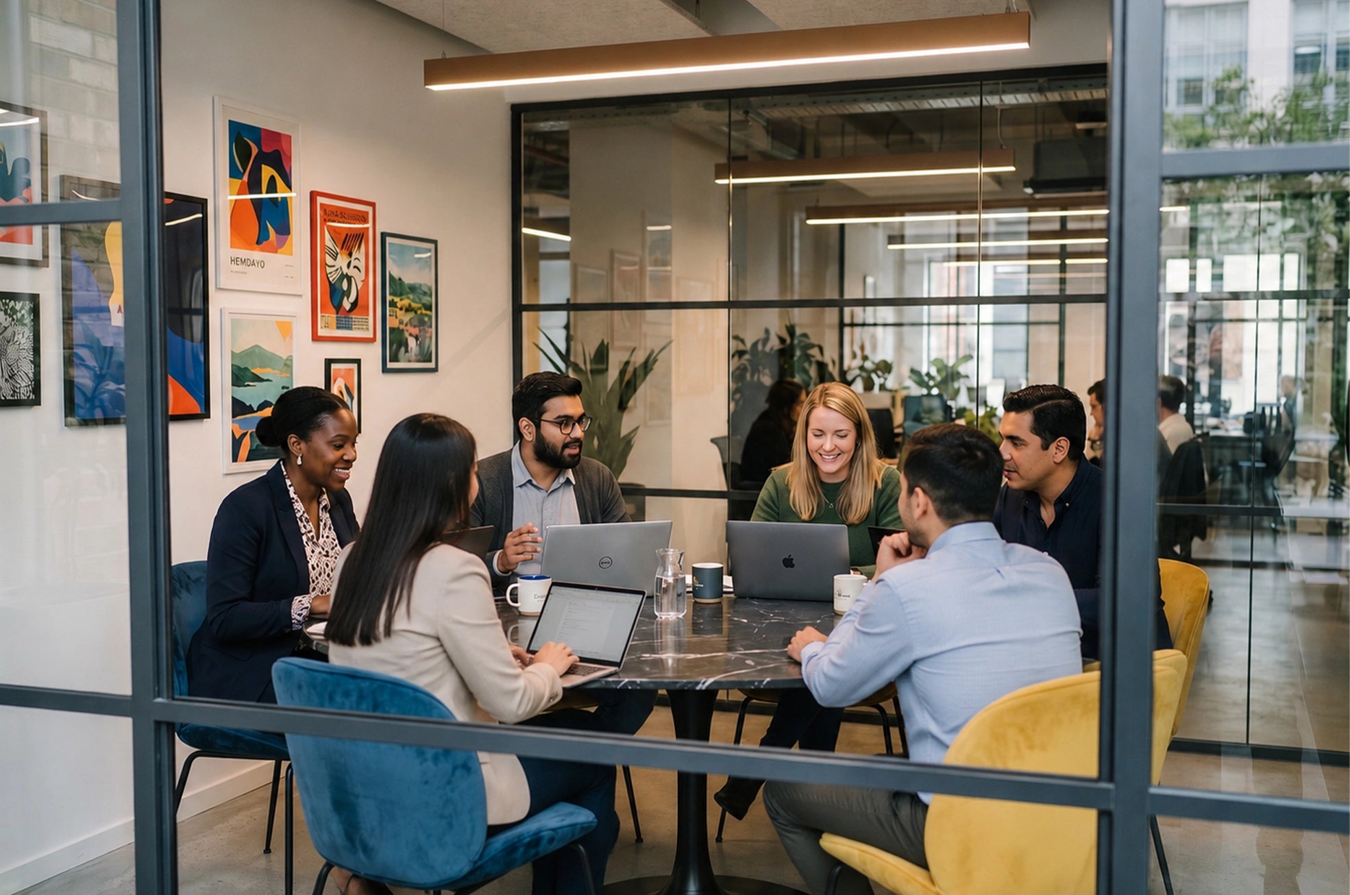 FoldTech team working together
